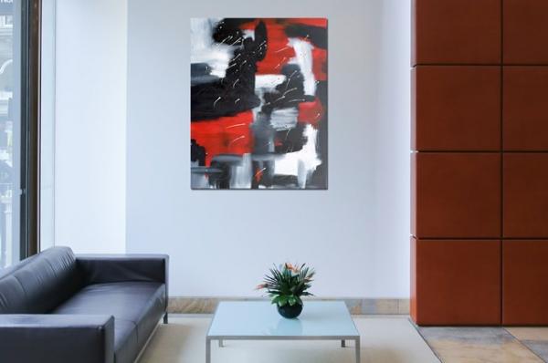 contemporary art living room - abstract 1422
